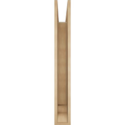 Ekena Millwork - BKTUR055X42X42TRA01RCPR - Timberthane Faux Wood Traditional Style Bracket, Traditional Ends, 5 1/2"W x 42"D x 42"H, Primed Tan