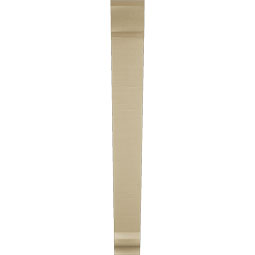 Ekena Millwork - BKTUR055X42X48TRA01RCPR - Timberthane Faux Wood Traditional Style Bracket, Traditional Ends, 5 1/2"W x 42"D x 48"H, Primed Tan