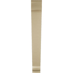 Ekena Millwork - BKTUR055X44X44TRA01RCPR - Timberthane Faux Wood Traditional Style Bracket, Traditional Ends, 5 1/2"W x 44"D x 44"H, Primed Tan
