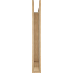 Ekena Millwork - BKTUR055X44X44TRA01RCPR - Timberthane Faux Wood Traditional Style Bracket, Traditional Ends, 5 1/2"W x 44"D x 44"H, Primed Tan