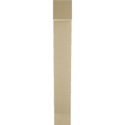Ekena Millwork - BKTUR035X14X26TRA05RCPR - Timberthane Faux Wood Traditional Style Bracket, Block Ends, 3 1/2"W x 14"D x 26"H, Primed Tan