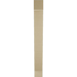 Ekena Millwork - BKTUR035X20X32TRA05RCPR - Timberthane Faux Wood Traditional Style Bracket, Block Ends, 3 1/2"W x 20"D x 32"H, Primed Tan