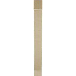 Ekena Millwork - BKTUR035X22X34TRA05RCPR - Timberthane Faux Wood Traditional Style Bracket, Block Ends, 3 1/2"W x 22"D x 34"H, Primed Tan