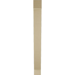Ekena Millwork - BKTUR035X24X36TRA05RCPR - Timberthane Faux Wood Traditional Style Bracket, Block Ends, 3 1/2"W x 24"D x 36"H, Primed Tan