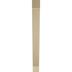 Ekena Millwork - BKTUR035X30X36TRA05RCPR - Timberthane Faux Wood Traditional Style Bracket, Block Ends, 3 1/2"W x 30"D x 36"H, Primed Tan