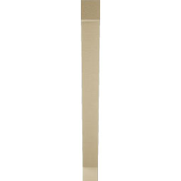 Ekena Millwork - BKTUR035X30X38TRA05RCPR - Timberthane Faux Wood Traditional Style Bracket, Block Ends, 3 1/2"W x 30"D x 38"H, Primed Tan