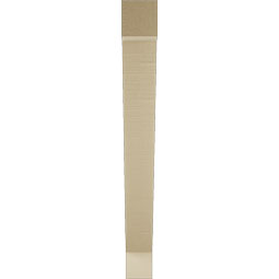 Ekena Millwork - BKTUR035X32X32TRA05RCPR - Timberthane Faux Wood Traditional Style Bracket, Block Ends, 3 1/2"W x 32"D x 32"H, Primed Tan