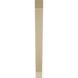 Ekena Millwork - BKTUR035X32X38TRA05RCPR - Timberthane Faux Wood Traditional Style Bracket, Block Ends, 3 1/2"W x 32"D x 38"H, Primed Tan