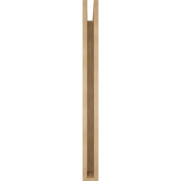 Ekena Millwork - BKTUR035X32X40TRA05RCPR - Timberthane Faux Wood Traditional Style Bracket, Block Ends, 3 1/2"W x 32"D x 40"H, Primed Tan