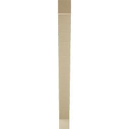 Ekena Millwork - BKTUR035X34X40TRA05RCPR - Timberthane Faux Wood Traditional Style Bracket, Block Ends, 3 1/2"W x 34"D x 40"H, Primed Tan