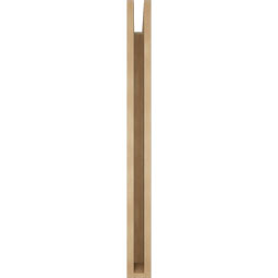 Ekena Millwork - BKTUR035X34X40TRA05RCPR - Timberthane Faux Wood Traditional Style Bracket, Block Ends, 3 1/2"W x 34"D x 40"H, Primed Tan