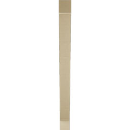 Ekena Millwork - BKTUR035X34X42TRA05RCPR - Timberthane Faux Wood Traditional Style Bracket, Block Ends, 3 1/2"W x 34"D x 42"H, Primed Tan