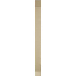Ekena Millwork - BKTUR035X34X46TRA05RCPR - Timberthane Faux Wood Traditional Style Bracket, Block Ends, 3 1/2"W x 34"D x 46"H, Primed Tan