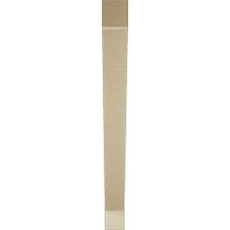 Ekena Millwork - BKTUR035X36X36TRA05RCPR - Timberthane Faux Wood Traditional Style Bracket, Block Ends, 3 1/2"W x 36"D x 36"H, Primed Tan