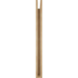 Ekena Millwork - BKTUR035X36X42TRA05RCPR - Timberthane Faux Wood Traditional Style Bracket, Block Ends, 3 1/2"W x 36"D x 42"H, Primed Tan