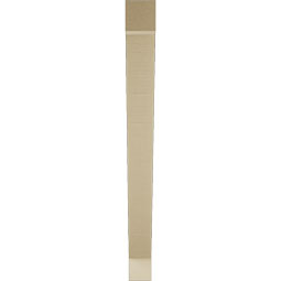 Ekena Millwork - BKTUR035X38X38TRA05RCPR - Timberthane Faux Wood Traditional Style Bracket, Block Ends, 3 1/2"W x 38"D x 38"H, Primed Tan
