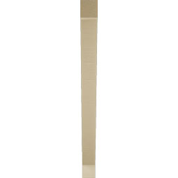 Ekena Millwork - BKTUR035X38X42TRA05RCPR - Timberthane Faux Wood Traditional Style Bracket, Block Ends, 3 1/2"W x 38"D x 42"H, Primed Tan