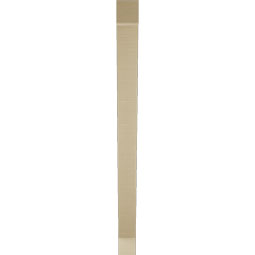Ekena Millwork - BKTUR035X38X46TRA05RCPR - Timberthane Faux Wood Traditional Style Bracket, Block Ends, 3 1/2"W x 38"D x 46"H, Primed Tan