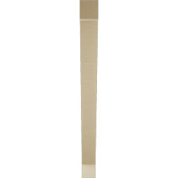 Ekena Millwork - BKTUR035X40X40TRA05RCPR - Timberthane Faux Wood Traditional Style Bracket, Block Ends, 3 1/2"W x 40"D x 40"H, Primed Tan