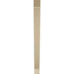 Ekena Millwork - BKTUR035X40X44TRA05RCPR - Timberthane Faux Wood Traditional Style Bracket, Block Ends, 3 1/2"W x 40"D x 44"H, Primed Tan