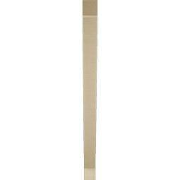 Ekena Millwork - BKTUR035X42X48TRA05RCPR - Timberthane Faux Wood Traditional Style Bracket, Block Ends, 3 1/2"W x 42"D x 48"H, Primed Tan