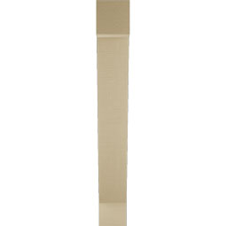 Ekena Millwork - BKTUR055X30X42TRA05RCPR - Timberthane Faux Wood Traditional Style Bracket, Block Ends, 5 1/2"W x 30"D x 42"H, Primed Tan