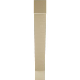 Ekena Millwork - BKTUR055X36X40TRA05RCPR - Timberthane Faux Wood Traditional Style Bracket, Block Ends, 5 1/2"W x 36"D x 40"H, Primed Tan