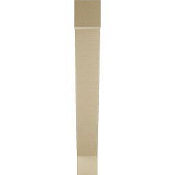 Ekena Millwork - BKTUR055X36X42TRA05RCPR - Timberthane Faux Wood Traditional Style Bracket, Block Ends, 5 1/2"W x 36"D x 42"H, Primed Tan