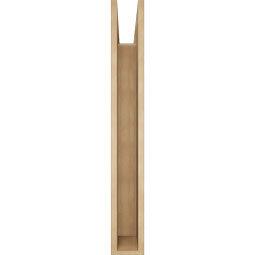 Ekena Millwork - BKTUR055X36X42TRA05RCPR - Timberthane Faux Wood Traditional Style Bracket, Block Ends, 5 1/2"W x 36"D x 42"H, Primed Tan