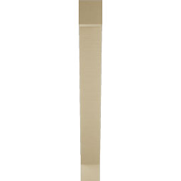 Ekena Millwork - BKTUR055X36X48TRA05RCPR - Timberthane Faux Wood Traditional Style Bracket, Block Ends, 5 1/2"W x 36"D x 48"H, Primed Tan