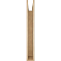 Ekena Millwork - BKTUR055X38X42TRA05RCPR - Timberthane Faux Wood Traditional Style Bracket, Block Ends, 5 1/2"W x 38"D x 42"H, Primed Tan