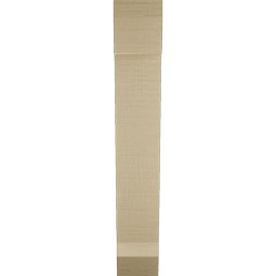 Ekena Millwork - BKTUR035X14X22TRA06RCPR - Timberthane Faux Wood Traditional Style Bracket, Slat Ends, 3 1/2"W x 14"D x 22"H, Primed Tan