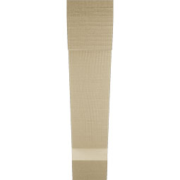 Ekena Millwork - BKTUR035X16X16TRA06RCPR - Timberthane Faux Wood Traditional Style Bracket, Slat Ends, 3 1/2"W x 16"D x 16"H, Primed Tan