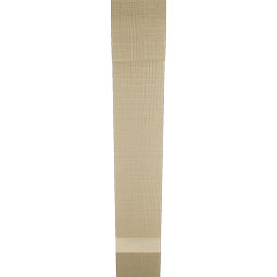 Ekena Millwork - BKTUR035X16X20TRA06RCPR - Timberthane Faux Wood Traditional Style Bracket, Slat Ends, 3 1/2"W x 16"D x 20"H, Primed Tan