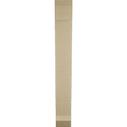 Ekena Millwork - BKTUR035X16X28TRA06RCPR - Timberthane Faux Wood Traditional Style Bracket, Slat Ends, 3 1/2"W x 16"D x 28"H, Primed Tan