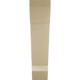 Ekena Millwork - BKTURTRA22 - Timberthane Rough Cedar Faux Wood Traditional Slat Bracket