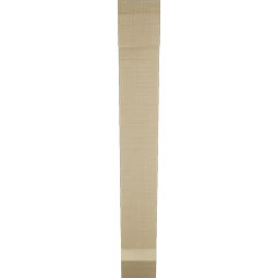 Ekena Millwork - BKTUR035X18X26TRA06RCPR - Timberthane Faux Wood Traditional Style Bracket, Slat Ends, 3 1/2"W x 18"D x 26"H, Primed Tan