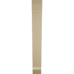 Ekena Millwork - BKTUR035X20X28TRA06RCPR - Timberthane Faux Wood Traditional Style Bracket, Slat Ends, 3 1/2"W x 20"D x 28"H, Primed Tan