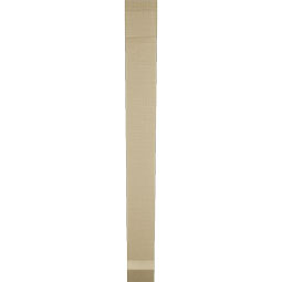 Ekena Millwork - BKTUR035X22X34TRA06RCPR - Timberthane Faux Wood Traditional Style Bracket, Slat Ends, 3 1/2"W x 22"D x 34"H, Primed Tan