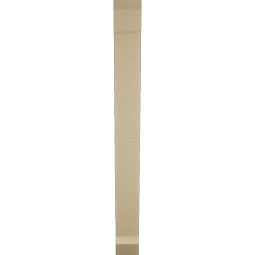 Ekena Millwork - BKTUR035X24X36TRA06RCPR - Timberthane Faux Wood Traditional Style Bracket, Slat Ends, 3 1/2"W x 24"D x 36"H, Primed Tan