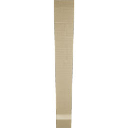 Ekena Millwork - BKTUR035X26X26TRA06RCPR - Timberthane Faux Wood Traditional Style Bracket, Slat Ends, 3 1/2"W x 26"D x 26"H, Primed Tan