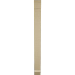 Ekena Millwork - BKTUR035X28X40TRA06RCPR - Timberthane Faux Wood Traditional Style Bracket, Slat Ends, 3 1/2"W x 28"D x 40"H, Primed Tan