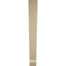 Ekena Millwork - BKTUR035X30X30TRA06RCPR - Timberthane Faux Wood Traditional Style Bracket, Slat Ends, 3 1/2"W x 30"D x 30"H, Primed Tan