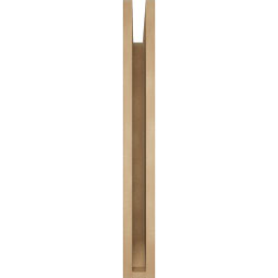 Ekena Millwork - BKTUR035X30X30TRA06RCPR - Timberthane Faux Wood Traditional Style Bracket, Slat Ends, 3 1/2"W x 30"D x 30"H, Primed Tan