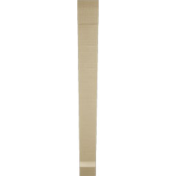 Ekena Millwork - BKTUR035X30X34TRA06RCPR - Timberthane Faux Wood Traditional Style Bracket, Slat Ends, 3 1/2"W x 30"D x 34"H, Primed Tan
