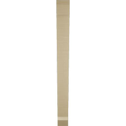 Ekena Millwork - BKTUR035X30X38TRA06RCPR - Timberthane Faux Wood Traditional Style Bracket, Slat Ends, 3 1/2"W x 30"D x 38"H, Primed Tan