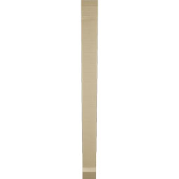 Ekena Millwork - BKTUR035X30X42TRA06RCPR - Timberthane Faux Wood Traditional Style Bracket, Slat Ends, 3 1/2"W x 30"D x 42"H, Primed Tan