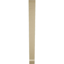 Ekena Millwork - BKTUR035X32X38TRA06RCPR - Timberthane Faux Wood Traditional Style Bracket, Slat Ends, 3 1/2"W x 32"D x 38"H, Primed Tan