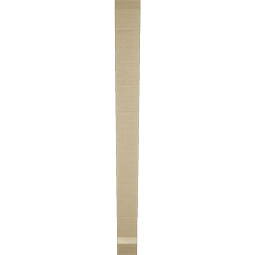 Ekena Millwork - BKTUR035X34X40TRA06RCPR - Timberthane Faux Wood Traditional Style Bracket, Slat Ends, 3 1/2"W x 34"D x 40"H, Primed Tan
