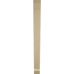 Ekena Millwork - BKTUR035X36X40TRA06RCPR - Timberthane Faux Wood Traditional Style Bracket, Slat Ends, 3 1/2"W x 36"D x 40"H, Primed Tan